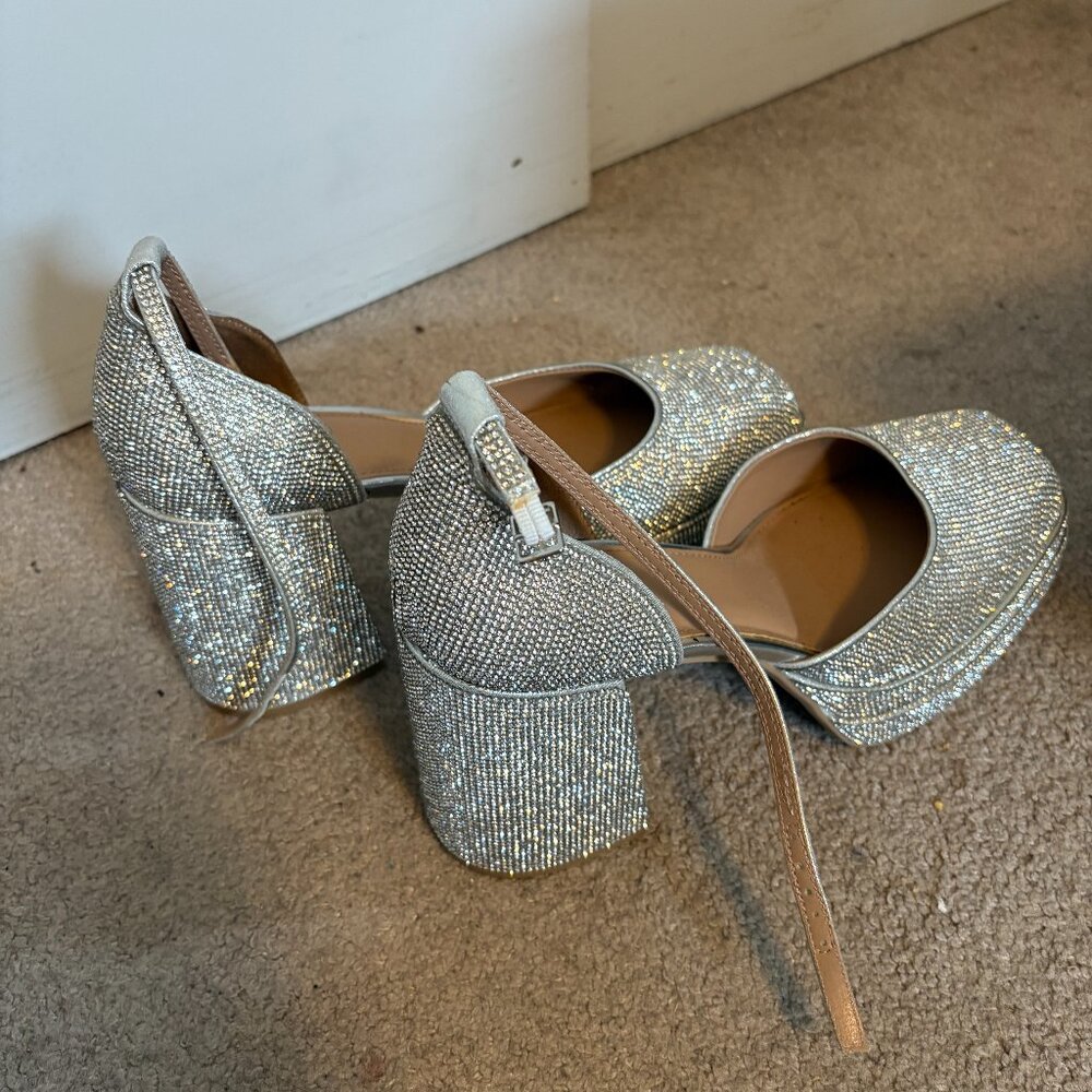 Wild Fable Bianca Rhinestone Platforms